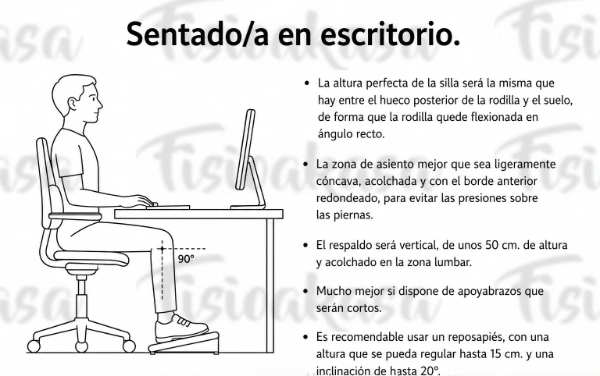 sentado escritorio